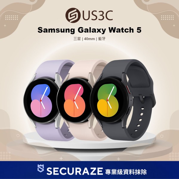 Samsung 三星 Galaxy Watch 5 SM-R900 40mm 藍牙〈錶帶顏色隨機〉