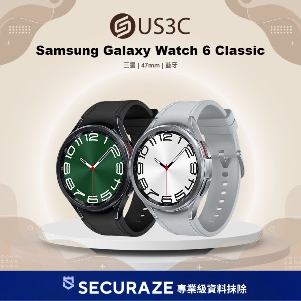 Samsung 三星 Galaxy Watch 6 Classic SM-R960 47mm 藍牙〈錶帶顏色隨機〉