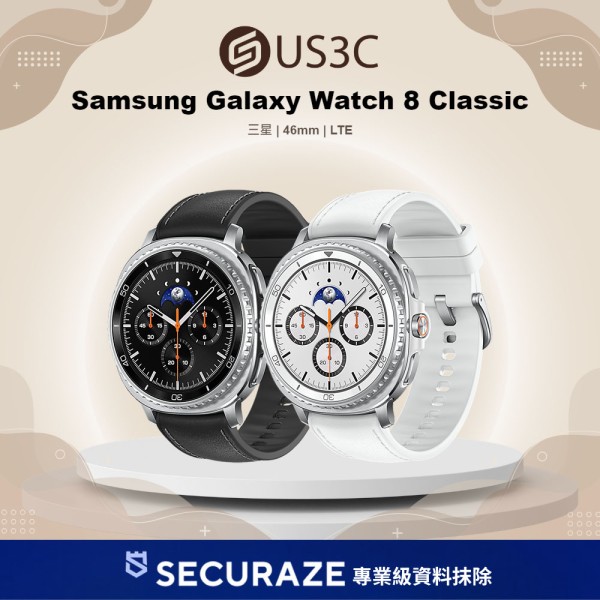 Samsung 三星 Galaxy Watch 8 Classic SM-L505F 46mm LTE〈錶帶顏色隨機〉