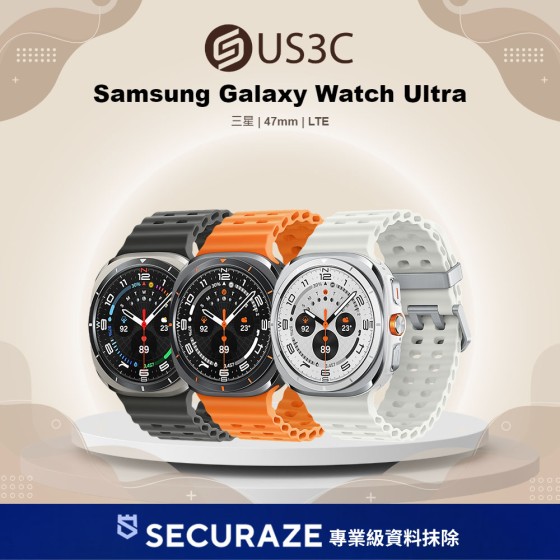 二手 Samsung 三星 Galaxy Watch Ultra SM-L705F 47mm LTE〈錶帶顏色隨機〉 — USD 二手3C商城