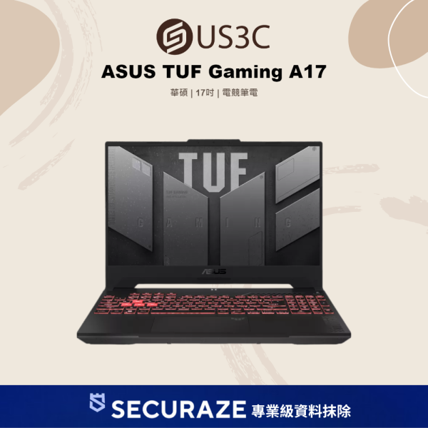 ASUS 華碩 TUF Gaming A17 FA707NUQ-0042A170H 17吋 R7-170 16G 512G RTX 4050 6G