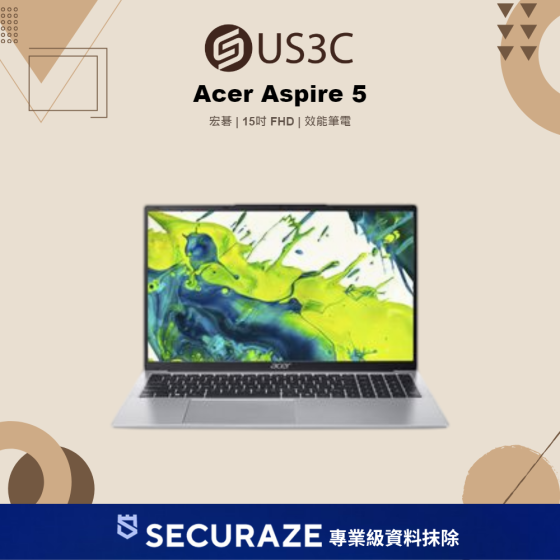 二手 Acer 宏碁 Aspire 5 A515-58M-72GV 15吋 i7-1355U 16G 1T — USD 智選嚴選