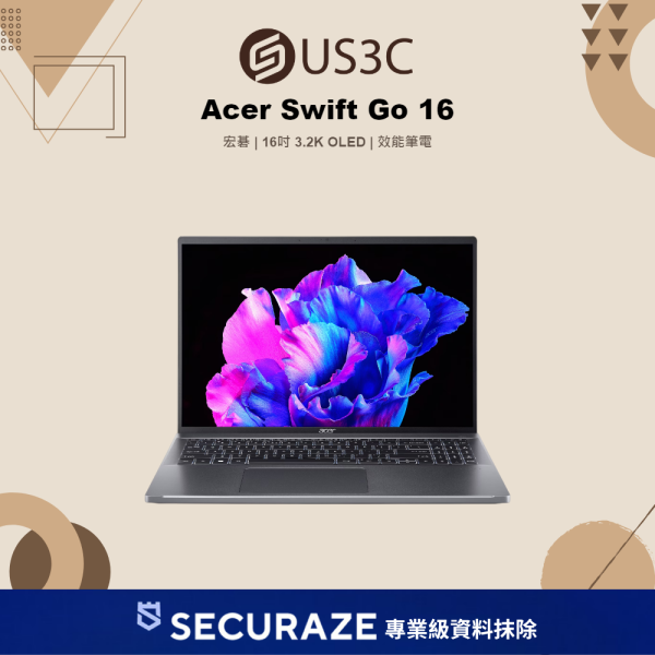 Acer 宏碁 Swift Go 16 SFG16-71-55WZ 16吋 OLED i5 -13500H 16G 512G
